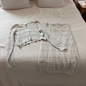 Freshman Cream Knit Top